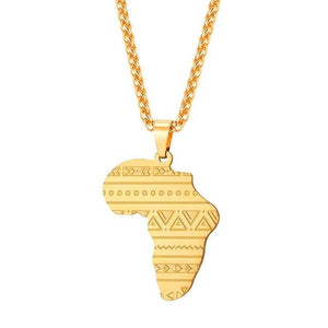 Gold Tribal Necklace