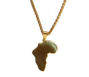 Guinea - African Map necklace